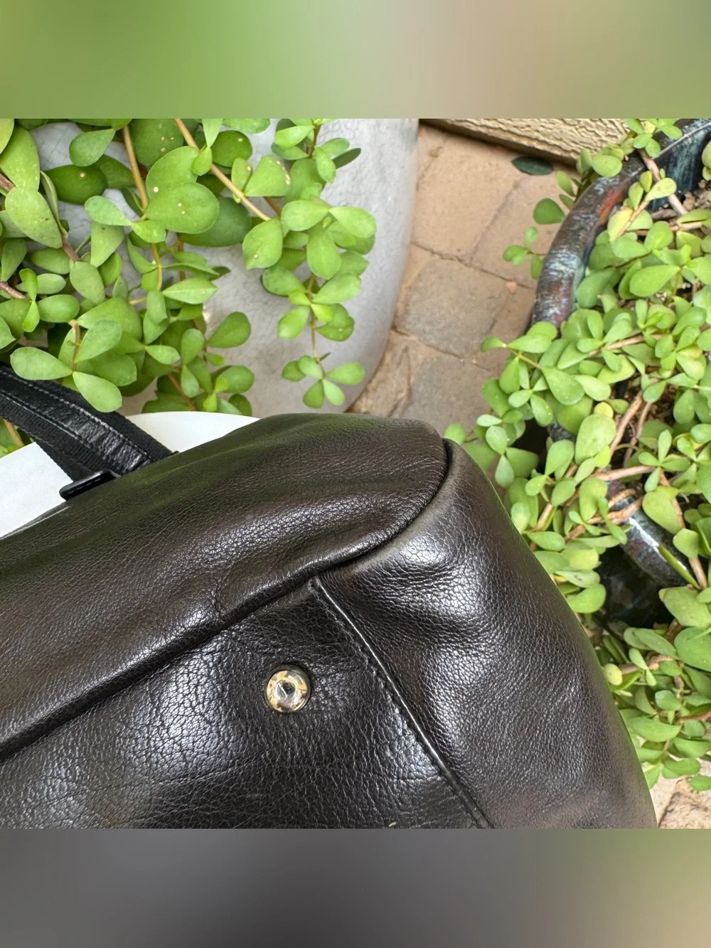 Yves Saint Laurent Studded Vintage Rive Gauche Satchel